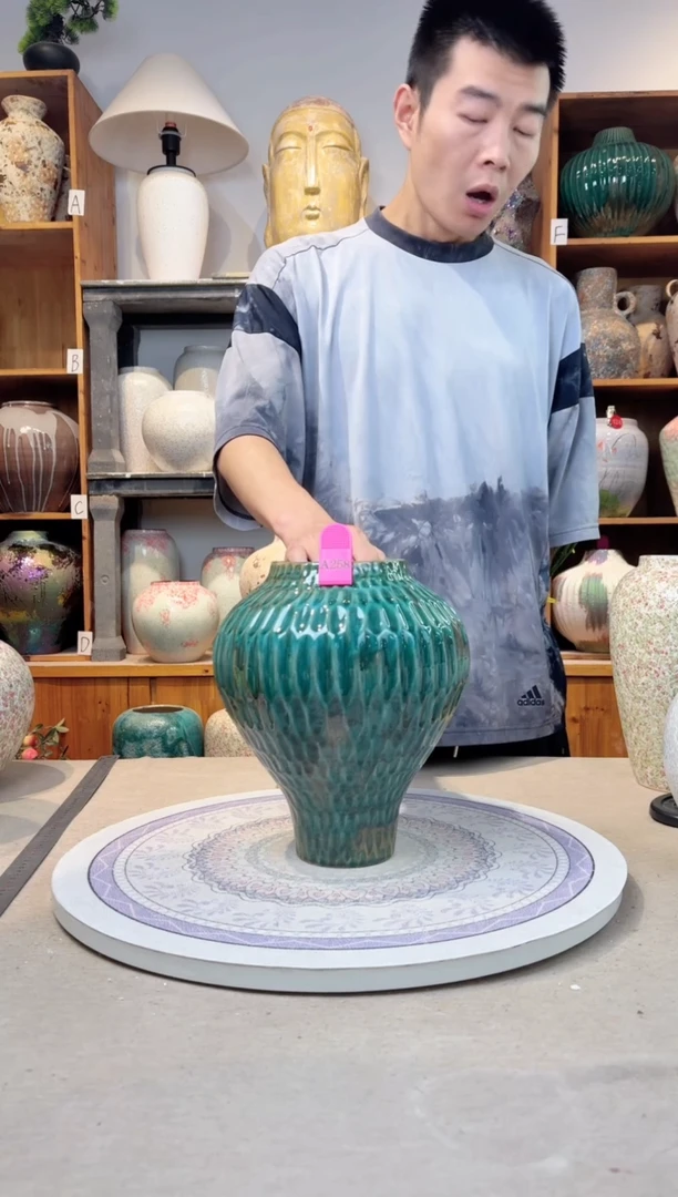 瓶孤品 手工 精品陶瓷花瓶  a258