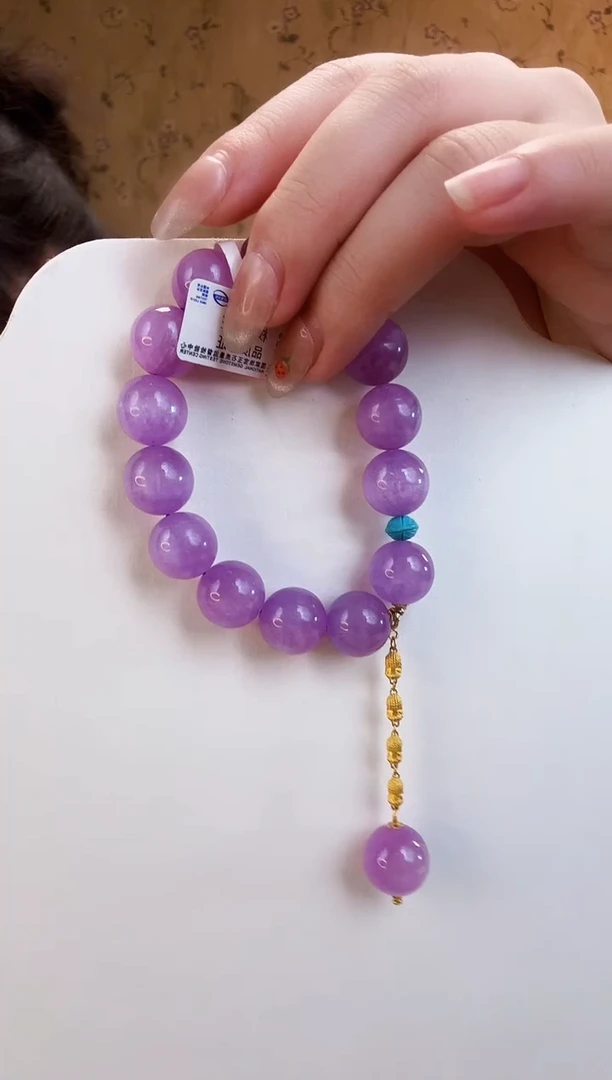 手串18K金镶嵌水晶1960手串约13mm