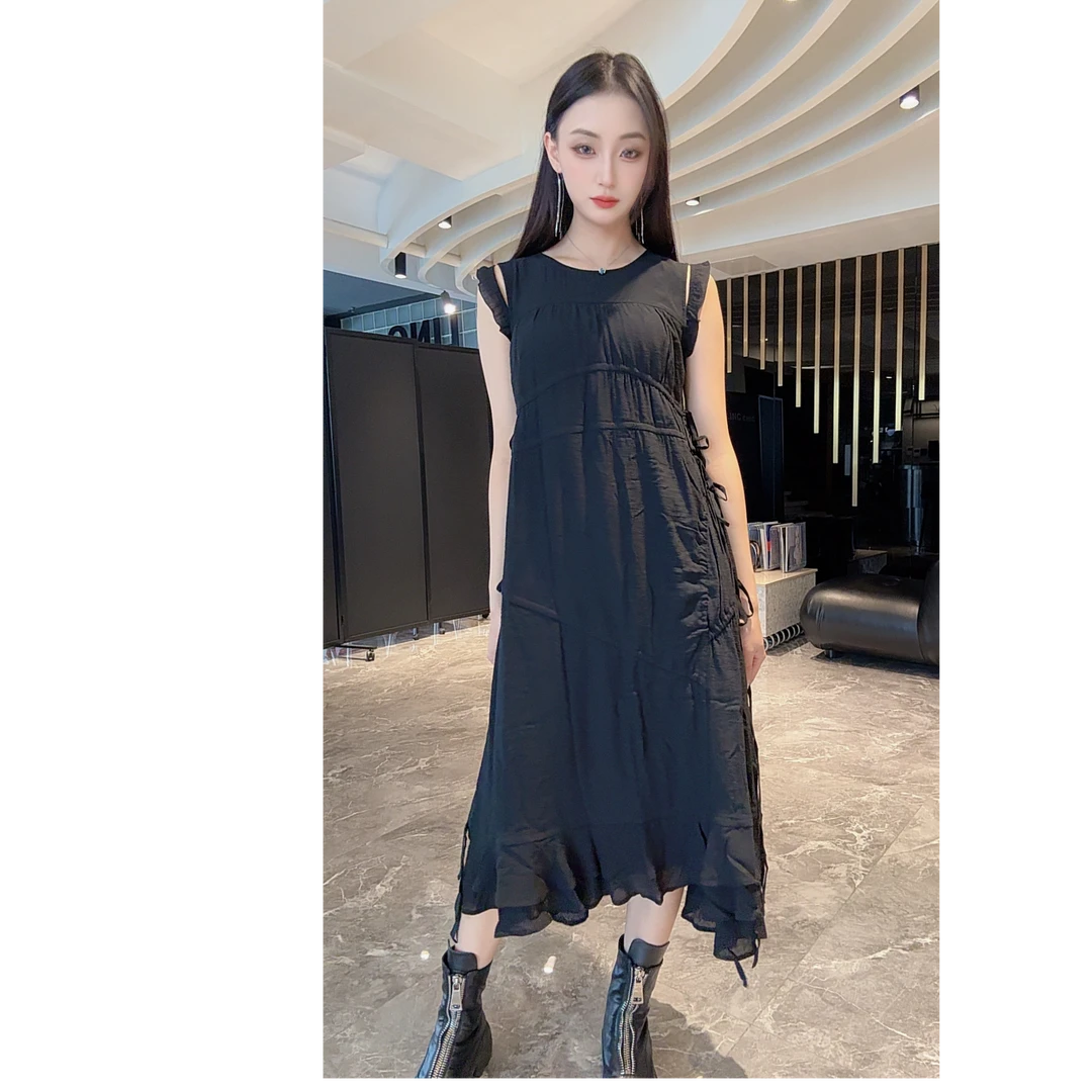 LINCCHIC/金羽杰夏季无袖长裙S222DR591