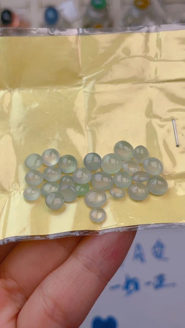 未镶嵌定制翡翠天然翡翠蛋面21