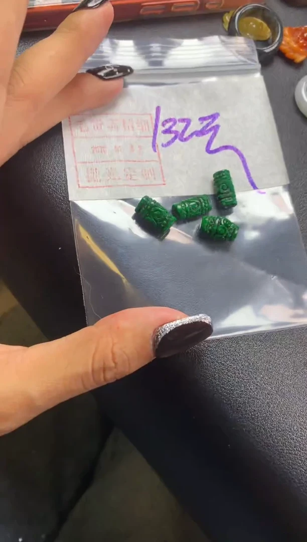 未镶嵌定制翡翠桶珠132元毛货需精抛光多样性发一