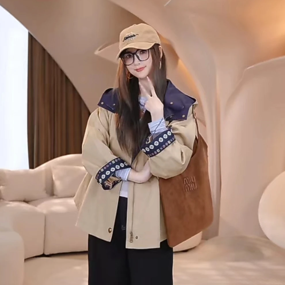 COCO BECCI【中古腔调】经典复古显年轻百搭风衣外套CFLJC200054