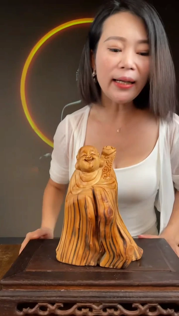 柏木（崖柏）手工摆件,先抢先得! 编号:49