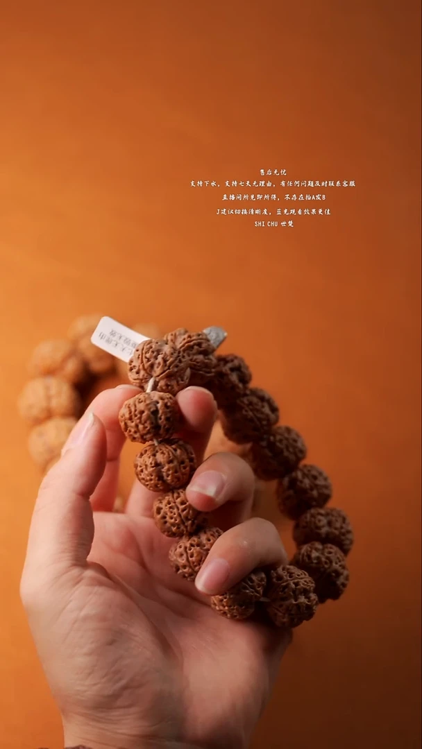 手串金刚菩提24mm 金标级平头梅花大金刚 Y2-24