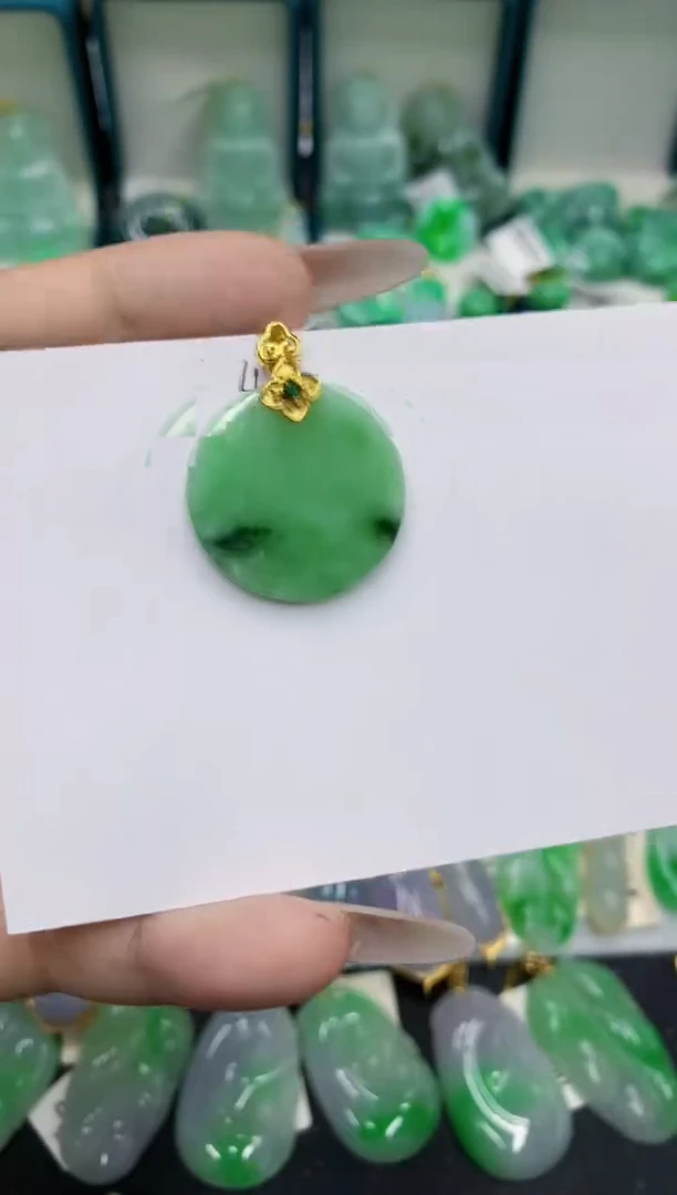 翡翠未镶嵌颈饰号链接111111111