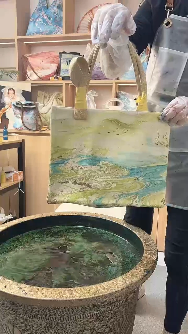 036非遗大漆手工托特包