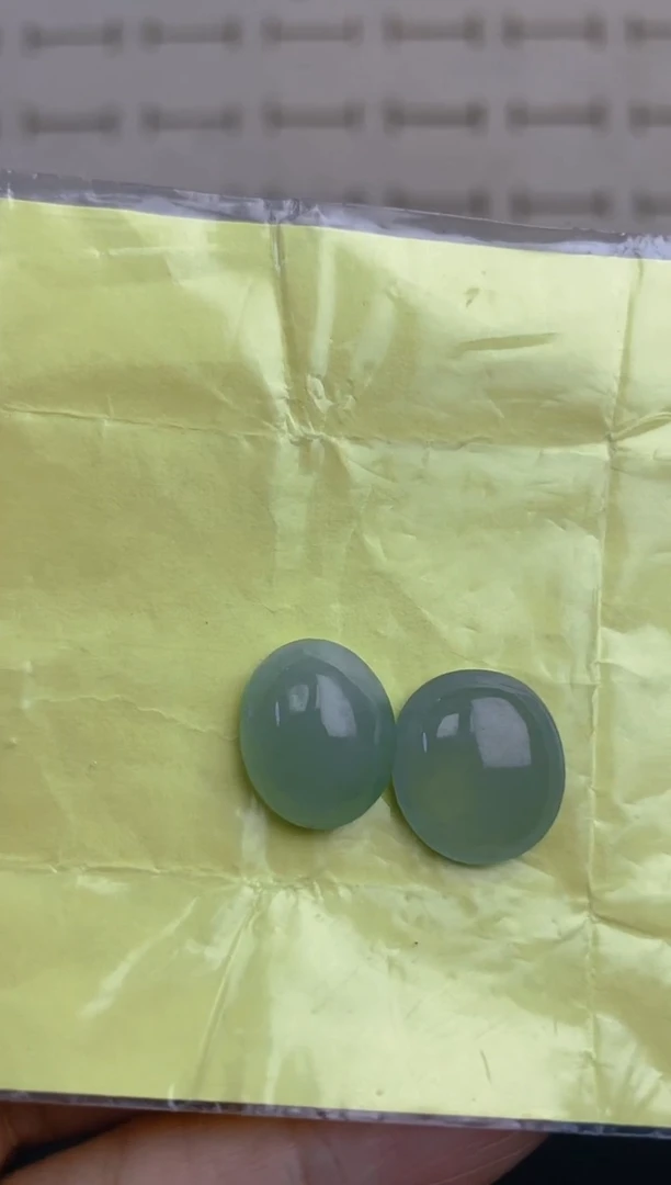 翡翠裸石天然翡翠蛋面14