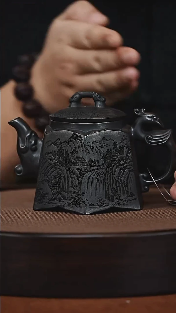 茶壶紫砂原矿紫砂壶