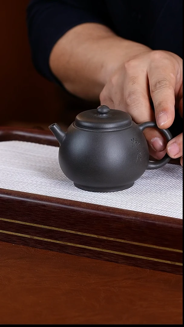 茶壶紫砂谈美燕天青泥明式龙蛋