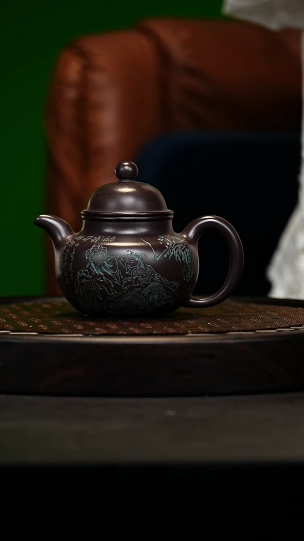 宜兴原矿高端紫砂 紫茄泥280cc