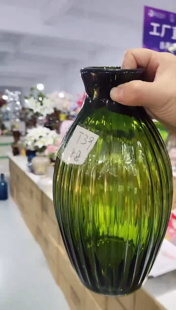 【闪购商品】玻璃燕姐花瓶-微瑕花瓶--Q8MW