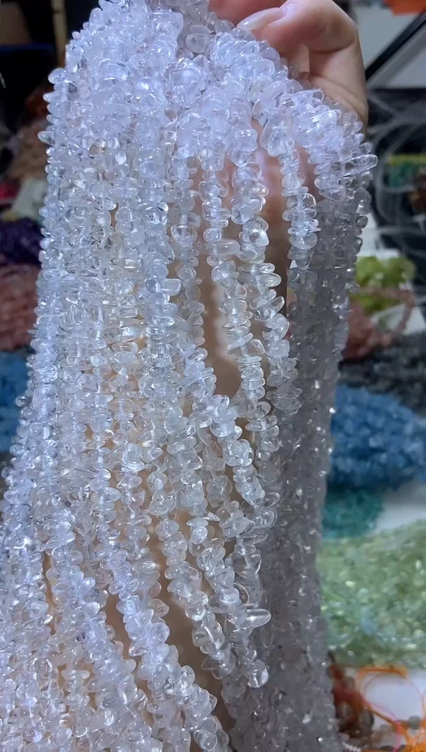 水晶珠宝半成品未镶嵌白水晶