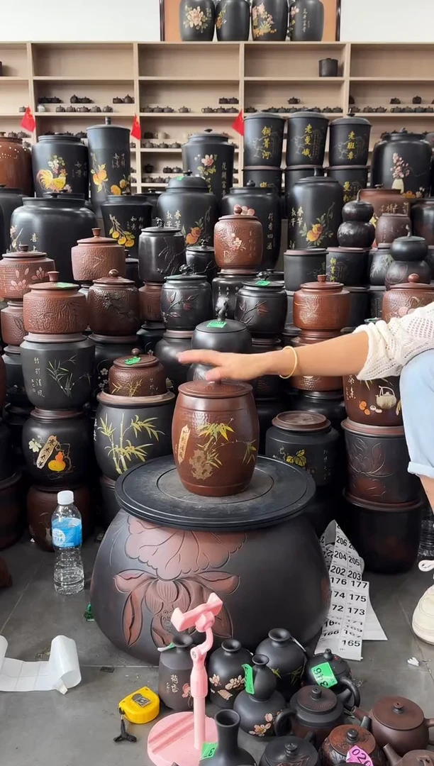 罐瑕疵茶叶罐 高柱古铜色 165