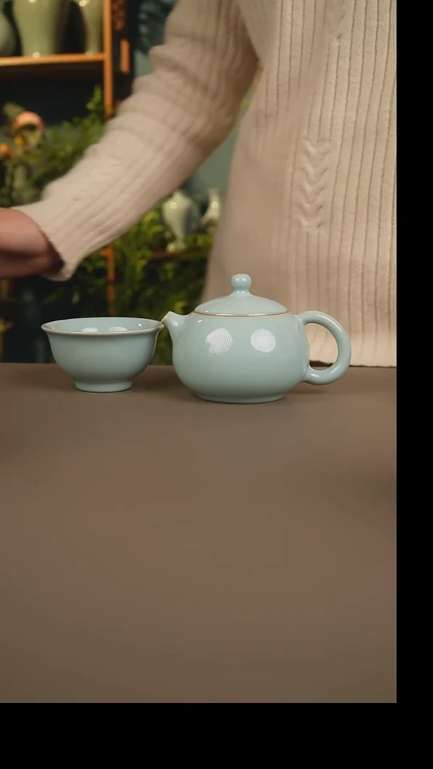 杯天青一壶二杯