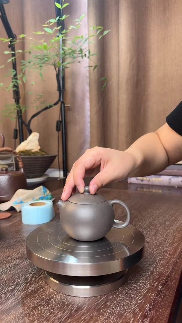 西施壶-半手工（蠡墅天青）200CC“微瑕慎拍，灰爆