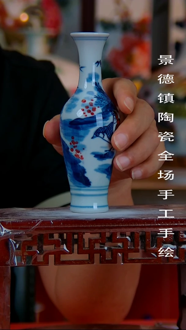 摆件景德镇陶瓷 全场手工手绘