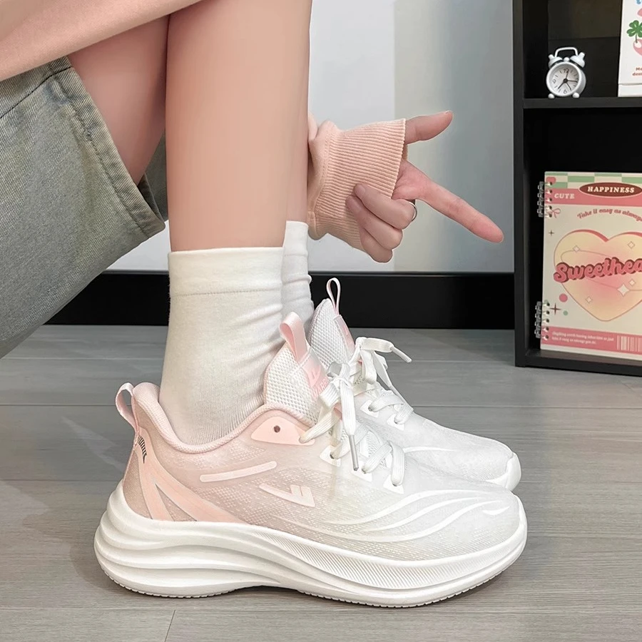 回力运动鞋女款秋季2025新款百搭爆款小白鞋跑步透气网面轻便跑鞋