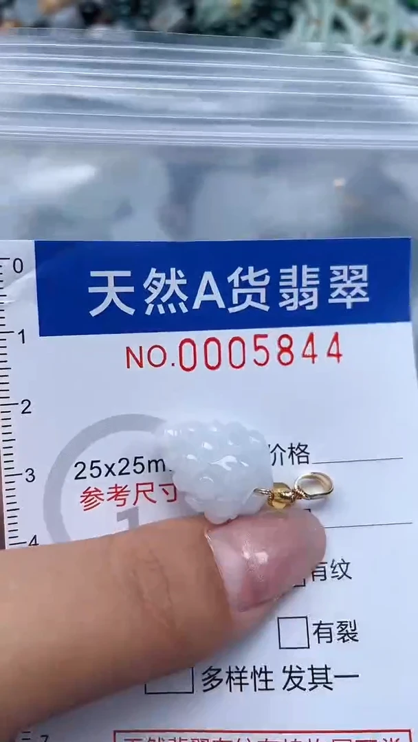 翡翠未镶嵌吊坠(不含链)1