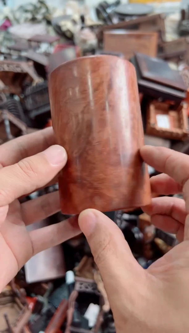 木112笔筒底座花架摆件处理