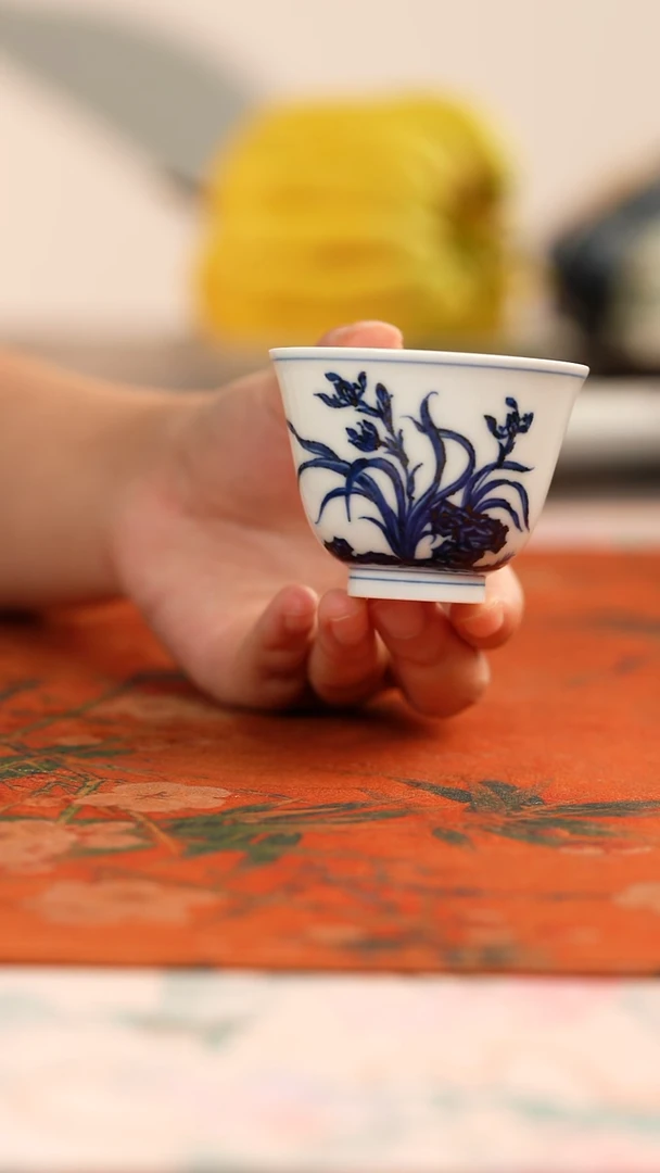 松风馆兰草铃铛杯