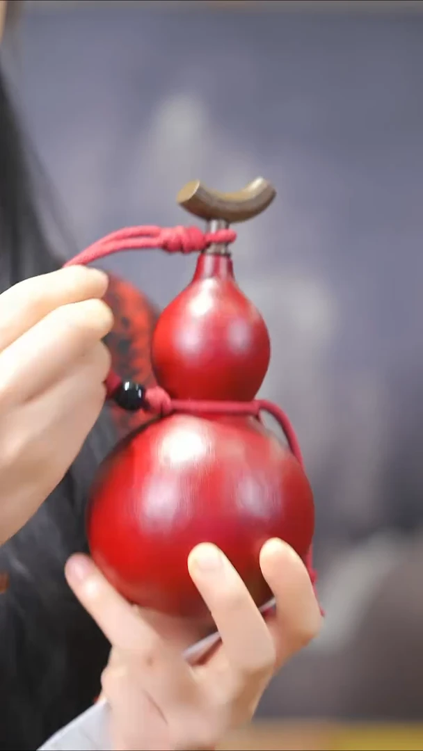 【闪购商品】YY101红色小容量酒葫芦随缘发