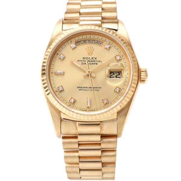 99新 Rolex/劳力士 老佛爷/劳力士18038/自动机械/单表/36mm