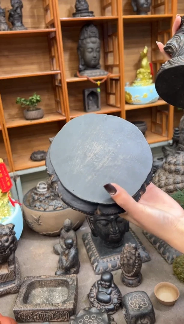 陶土【火山泥】金箍坛底座