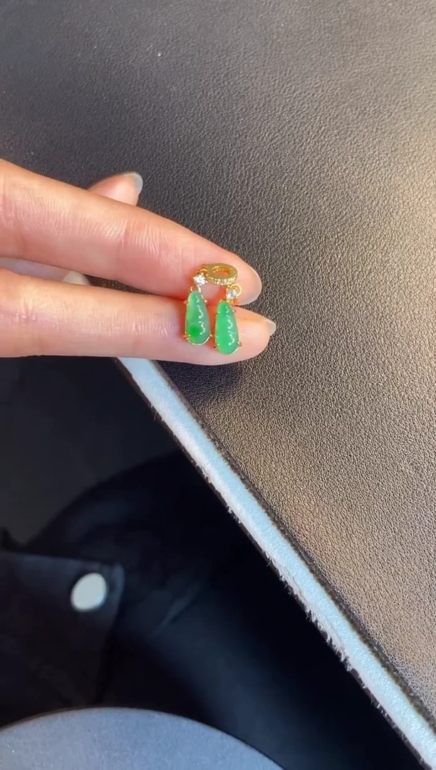 吊坠(不含链)银S925镶嵌翡翠1