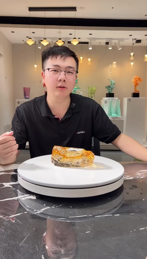 摆件巴比特美学 岩石烟灰缸