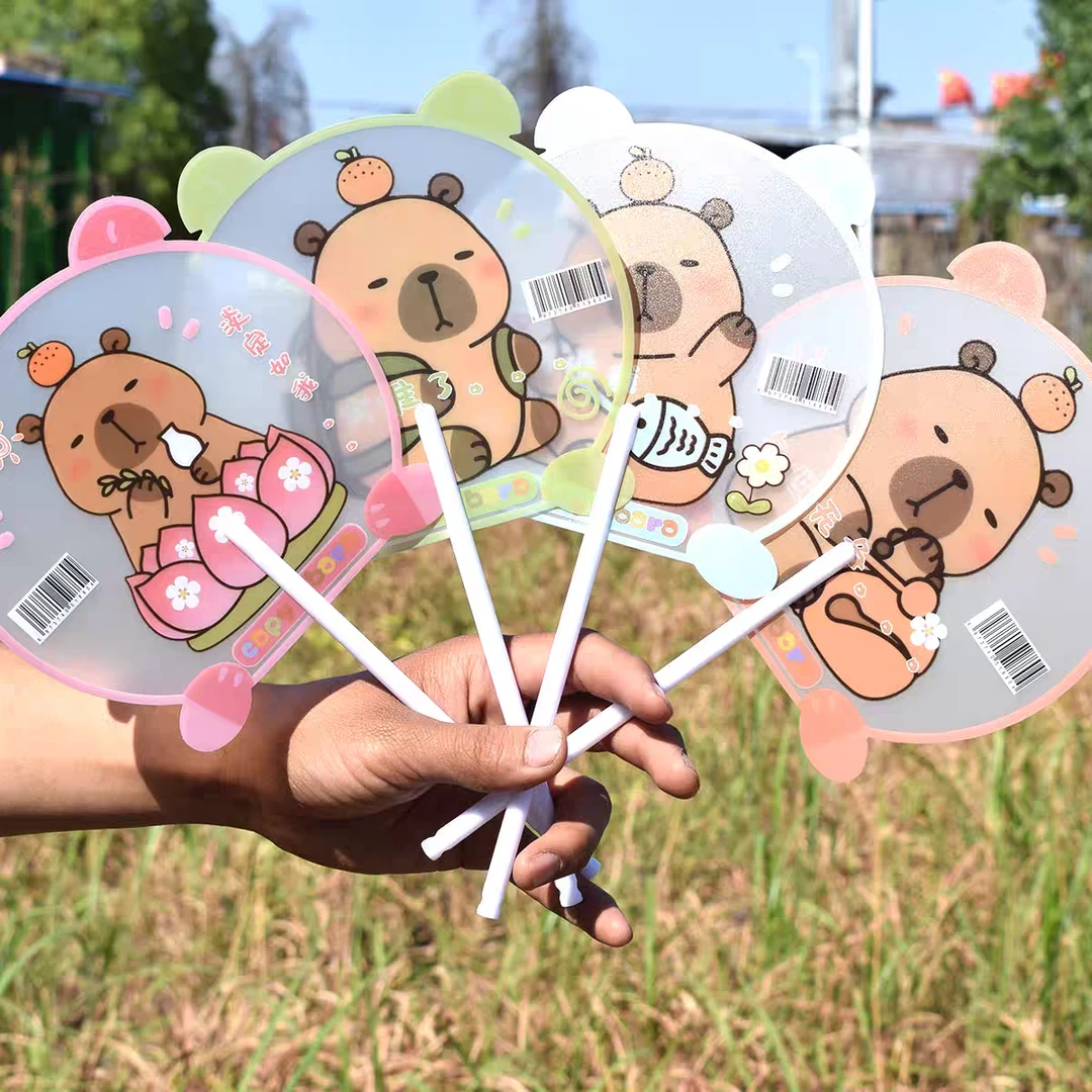 透明圆形折扇-0804-0175