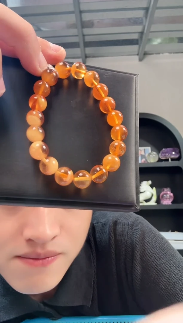 手链蜜蜡未镶嵌晶0469 约10mm