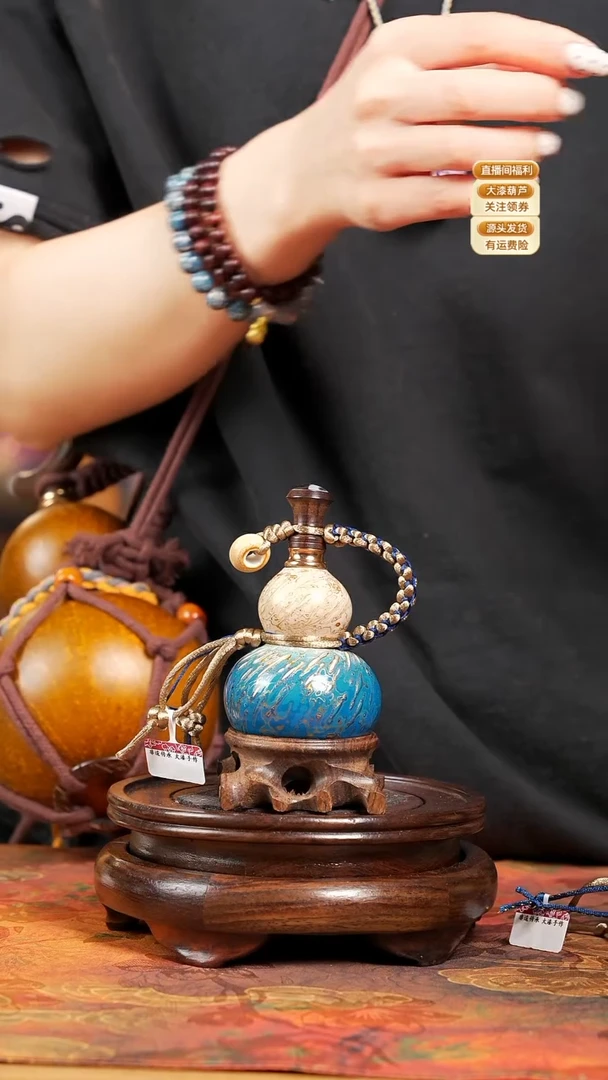 ?****?WP099漆艺精致小手捻(开口）