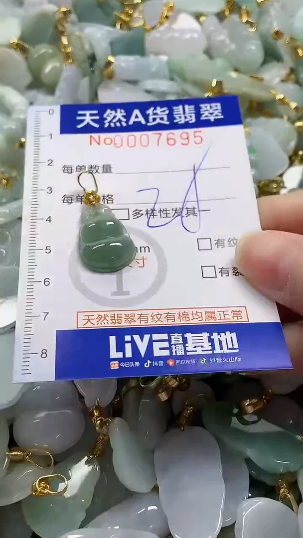 颈饰未镶嵌翡翠纯天然a货翡翠