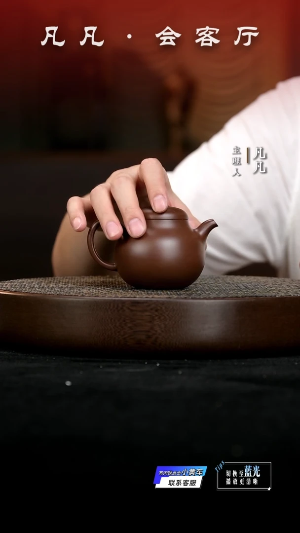 茶壶紫砂凡凡会客厅&老潘 紫砂壶17 小乳鼎