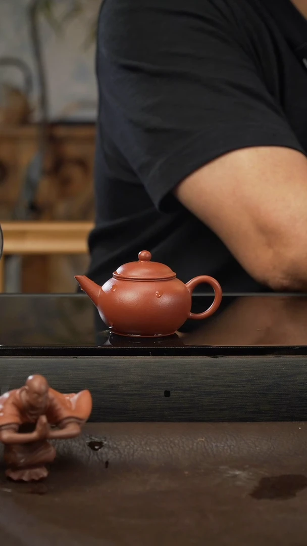 茶壶紫砂80毫升小煤窑薄胎水平内推