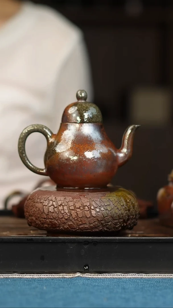 茶壶紫砂瑕疵柴烧紫砂思婷