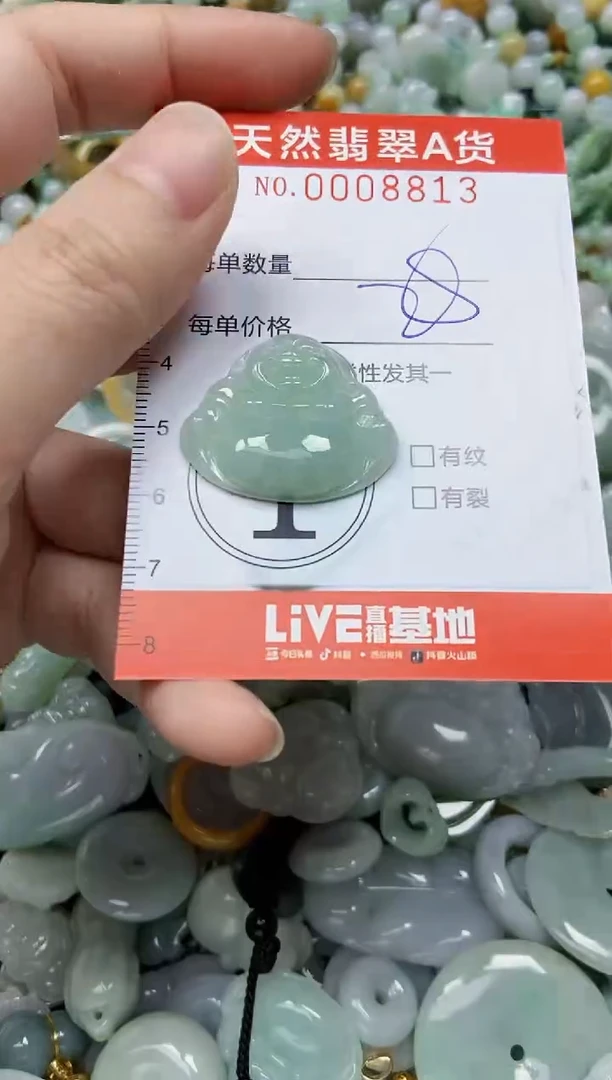 翡翠未镶嵌颈饰闪购0008813