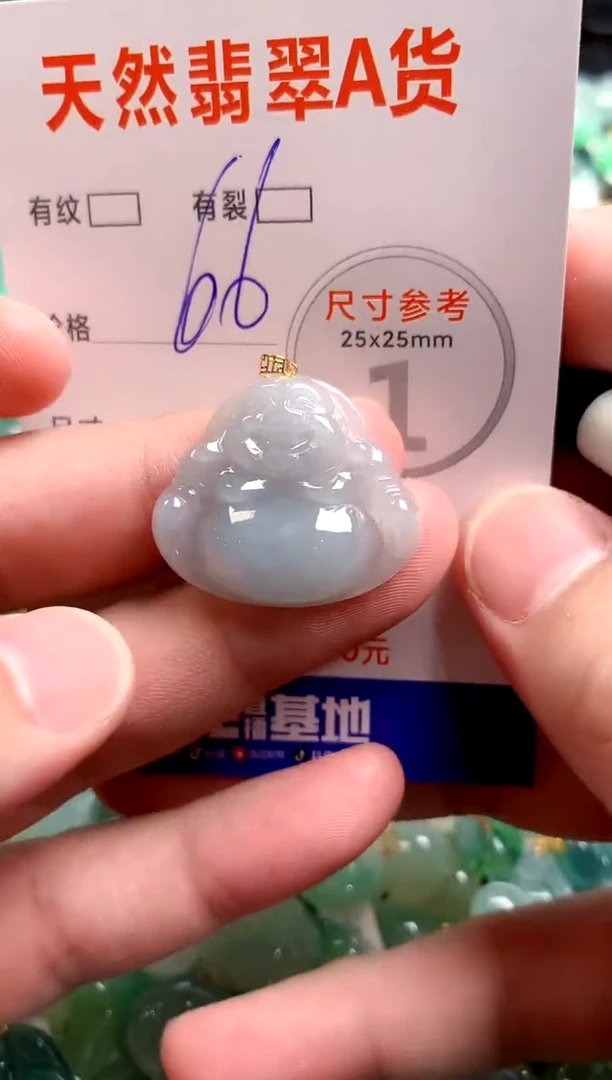 翡翠18K金镶嵌颈饰14007405