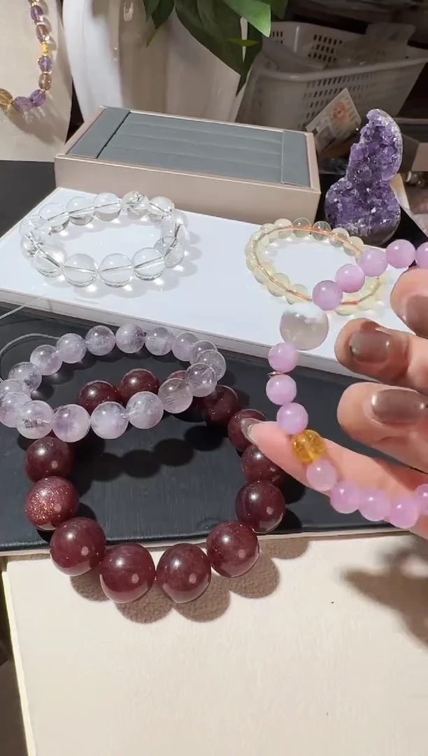 未镶嵌手串水晶天然水晶 随机发其一12