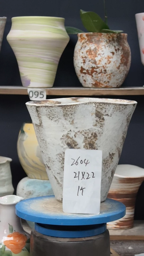 江西景德镇花盆微瑕2604