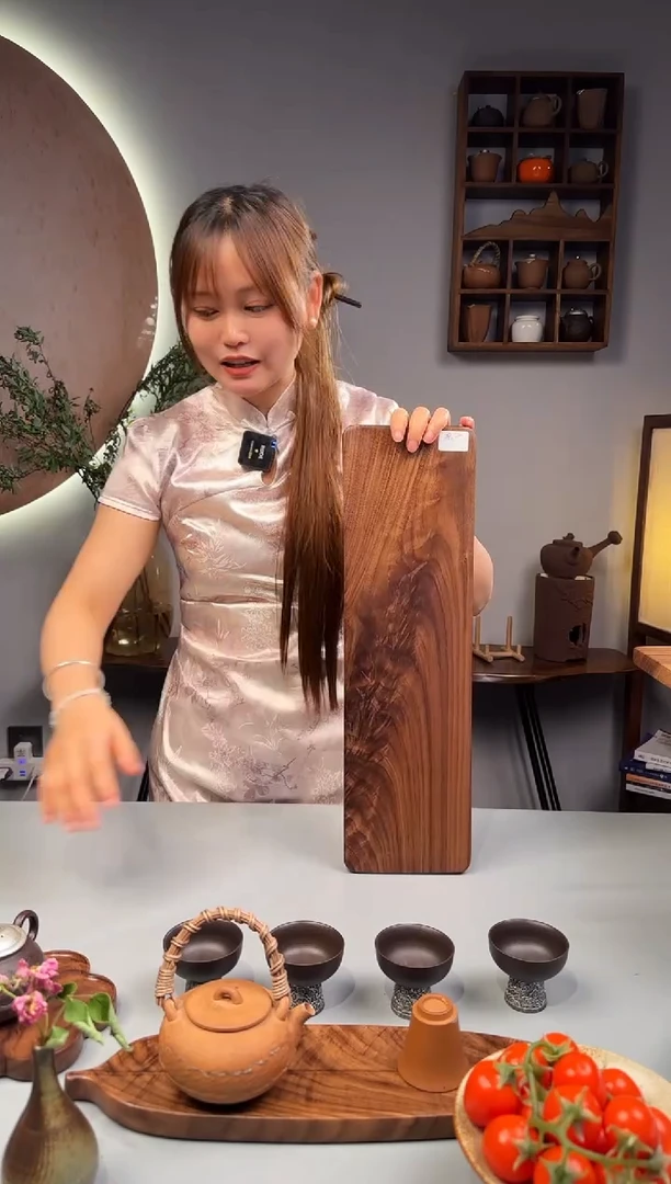 北美黑胡桃实木原木47.5*13.5