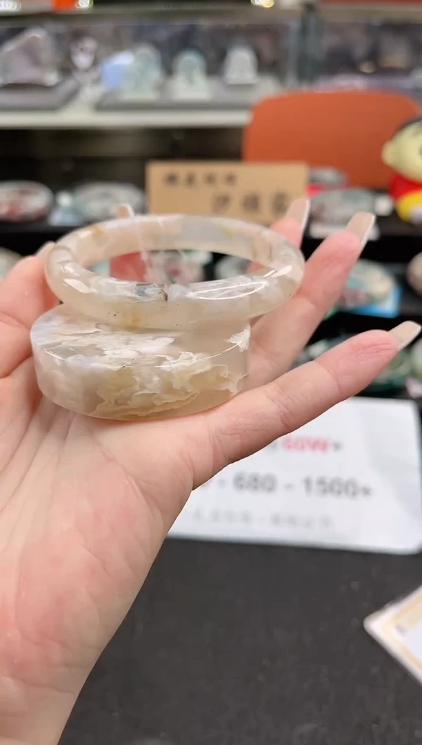 未镶嵌手镯石英质玉59圈口 （赠品镯心）3886182