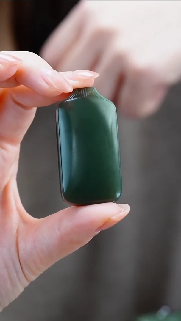 吊坠(赠链)未镶嵌和田玉牌头无事牌