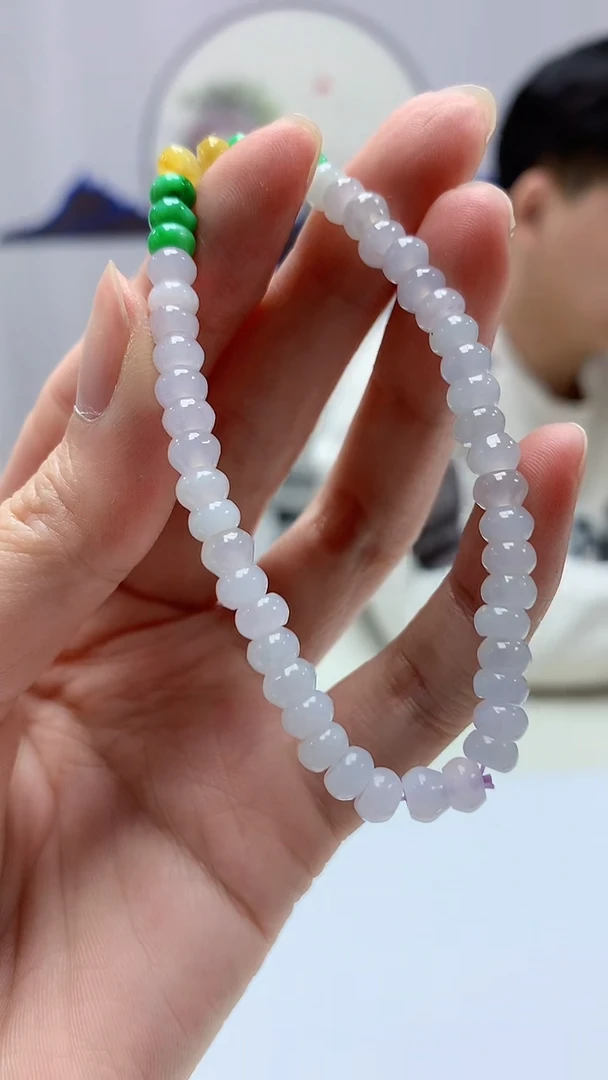 【闪购商品】定制翡翠未镶嵌4917zm-毛货手串173