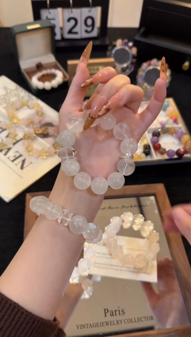 合金手链水晶白阿赛x3231