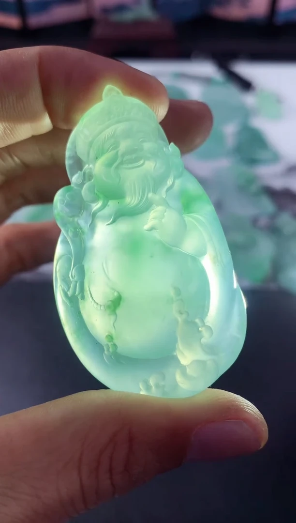 颈饰未镶嵌翡翠天然A货翡翠 定制翡翠 定金