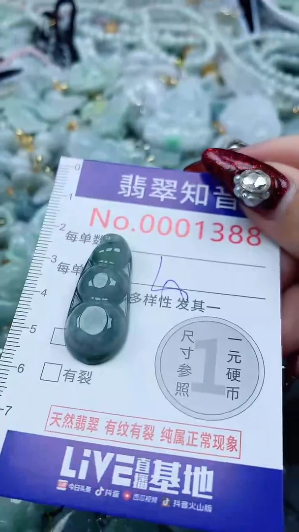 吊坠(不含链)未镶嵌翡翠1388