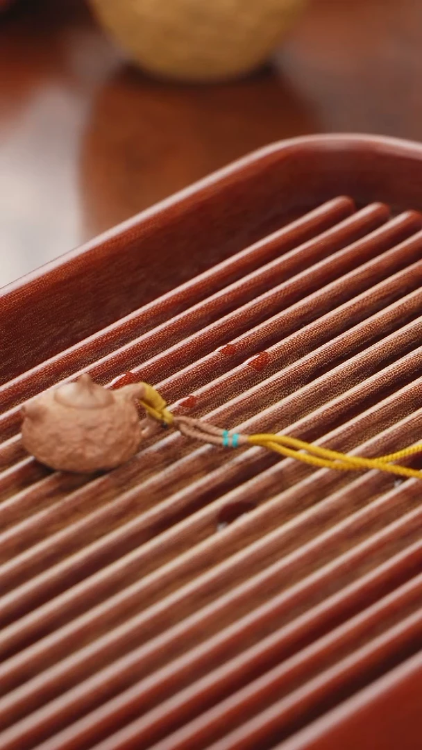 供春手把壶紫砂挂件