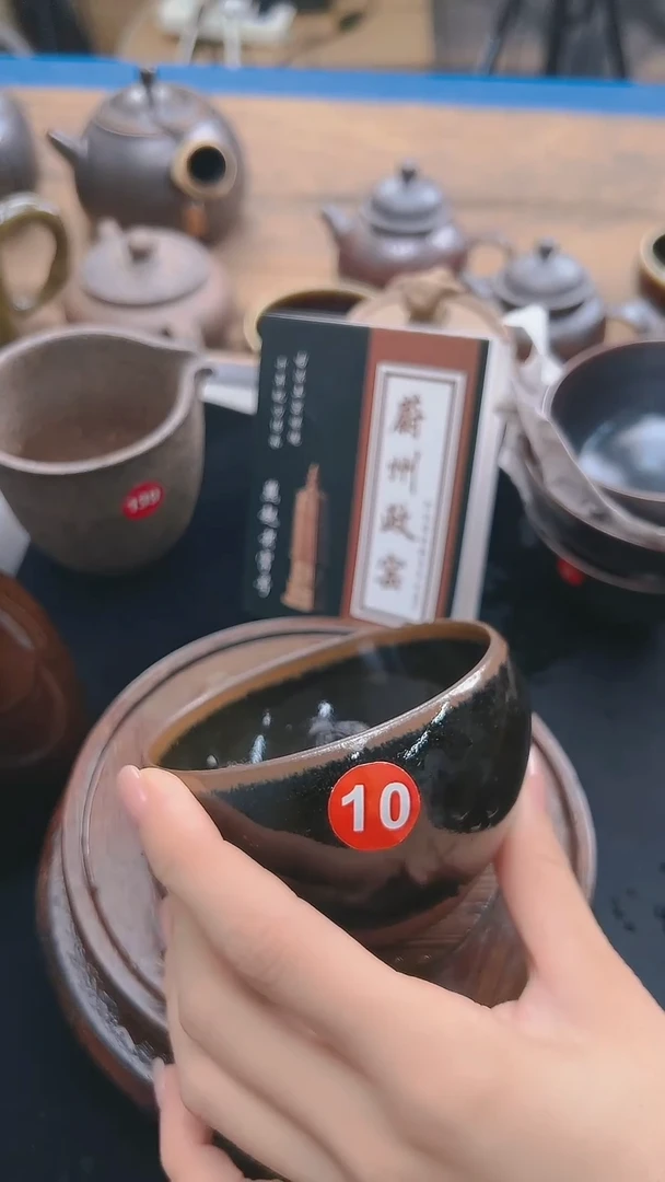 手工艺品琉璃非遗纯原矿纯手工煤窑烧制乌金黑禅定