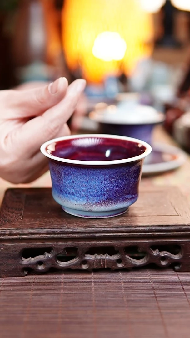 049 47号釉 主人杯2只（带一只微微瑕*）